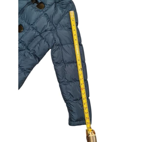 LL Bean Downtek Women L PET Hooded Puffer Jacket Blue Toggle GORPCORE Hiking - Picture 13 of 13